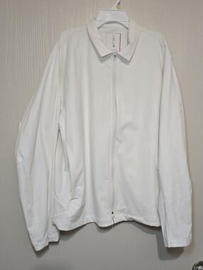 New Nike 24.7 PerfectStretch Jacket Dri-FIT UV IF2867-133 Mens Sz M White Sail